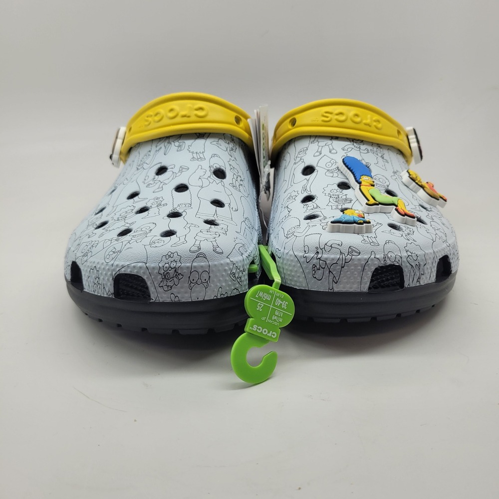 The Simpsons x Crocs Classic Clog Multi Men 7 Women 9 211106-90H - Picture 3 of 11